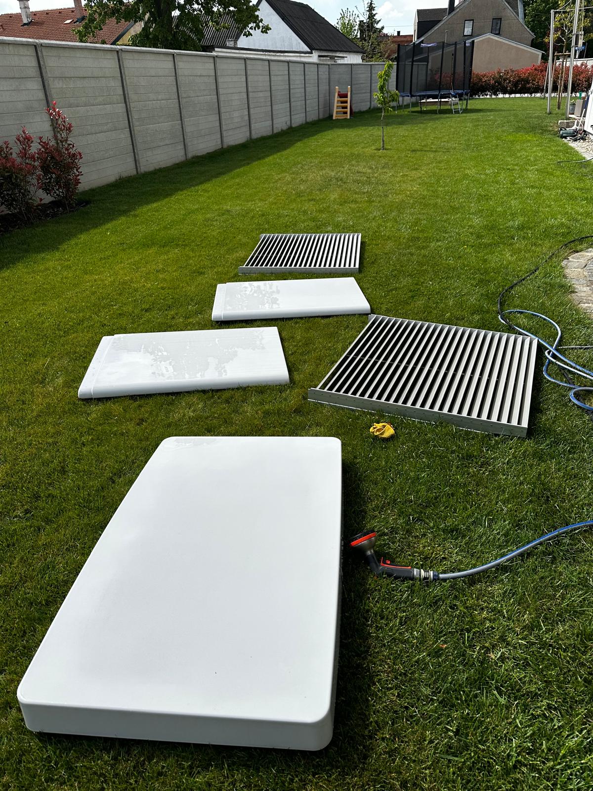 Moderne Wärmepumpenanlage