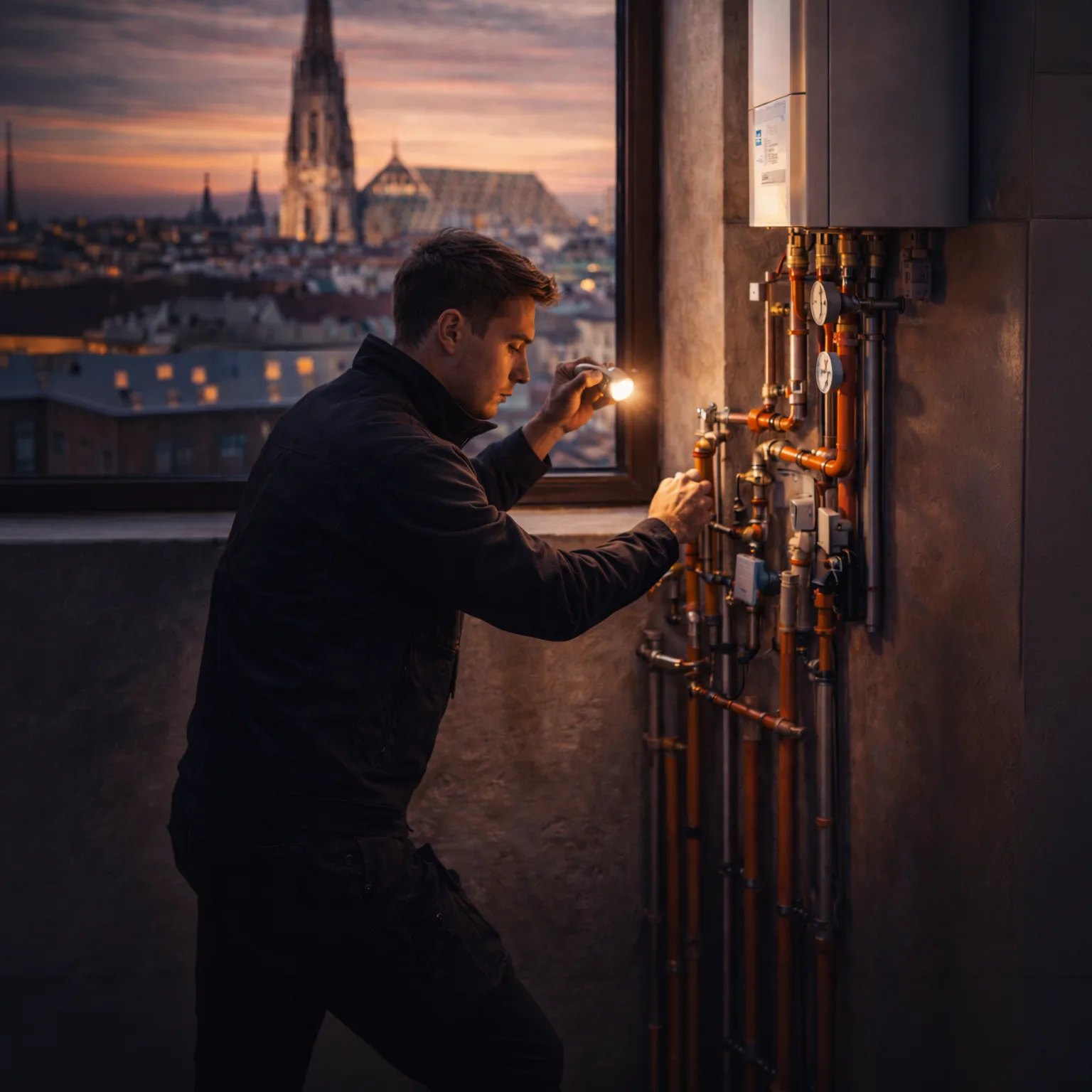 Haustechnik und Installationsarbeiten in Wien 15. Bezirk Rudolfsheim-Fünfhaus