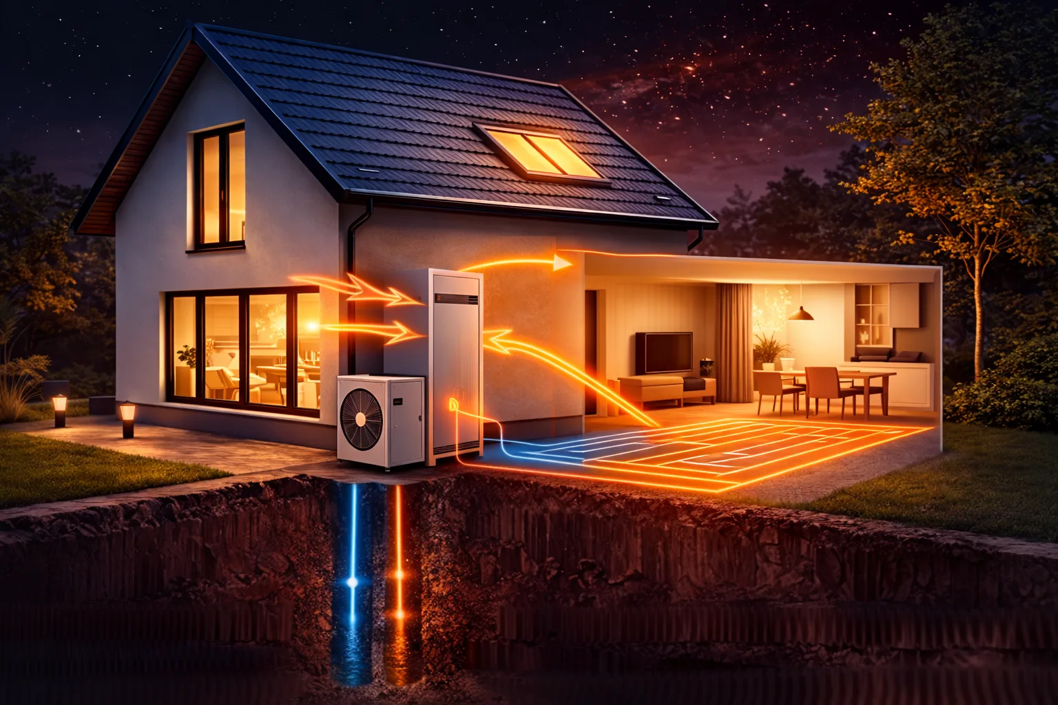 Wärmepumpen-System von Widder Haustechnik